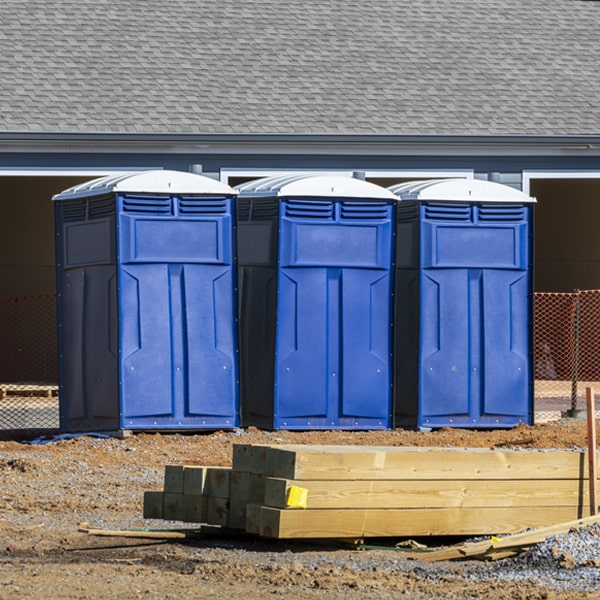 is there a specific order in which to place multiple portable restrooms in Goode